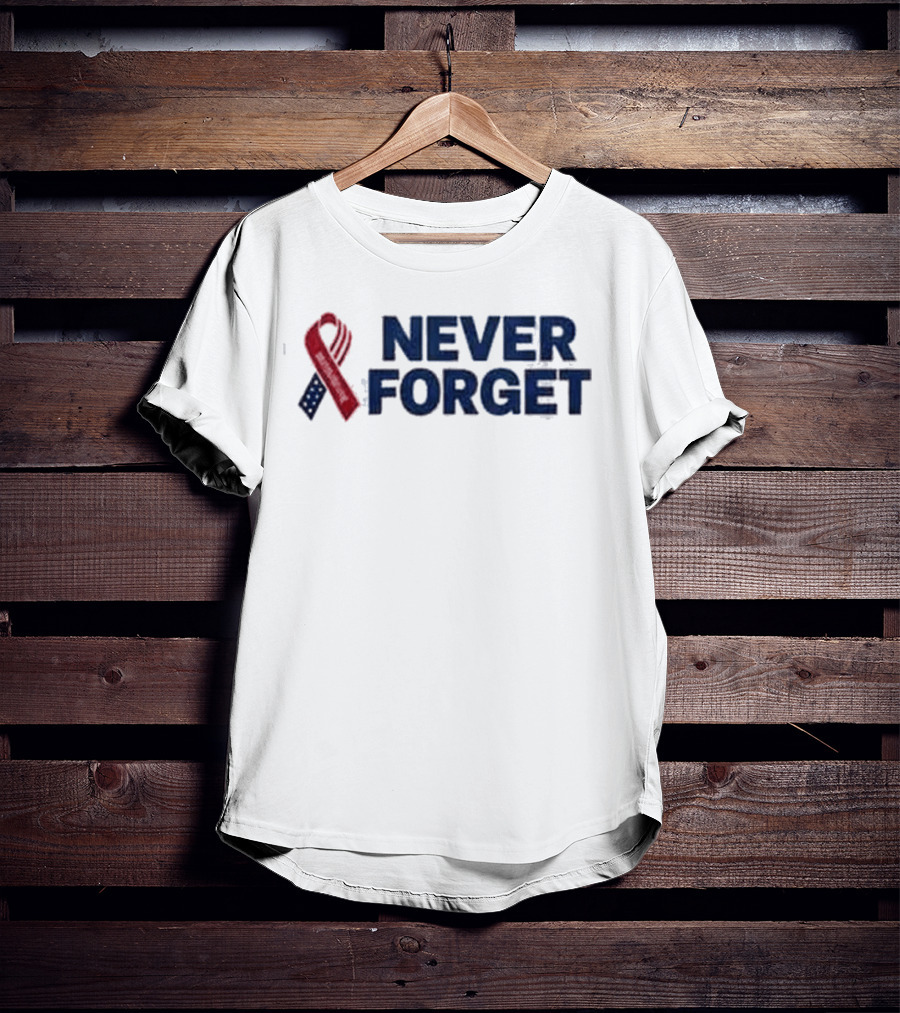 Dallas Cowboys Never Forget Ribbon Patriotic T-Shirt