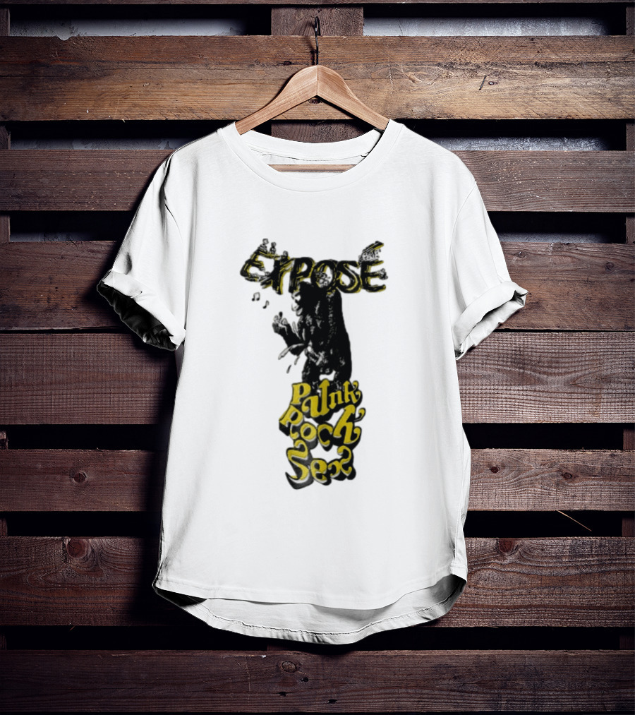 Expose King Kong Punk Rock Sex Gorilla Holding Woman T-Shirt