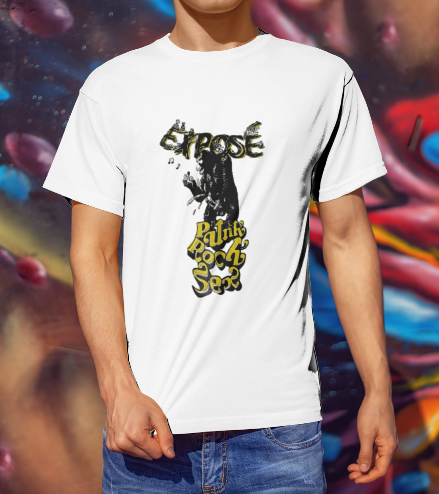 Expose King Kong Punk Rock Sex Gorilla Holding Woman T-Shirt