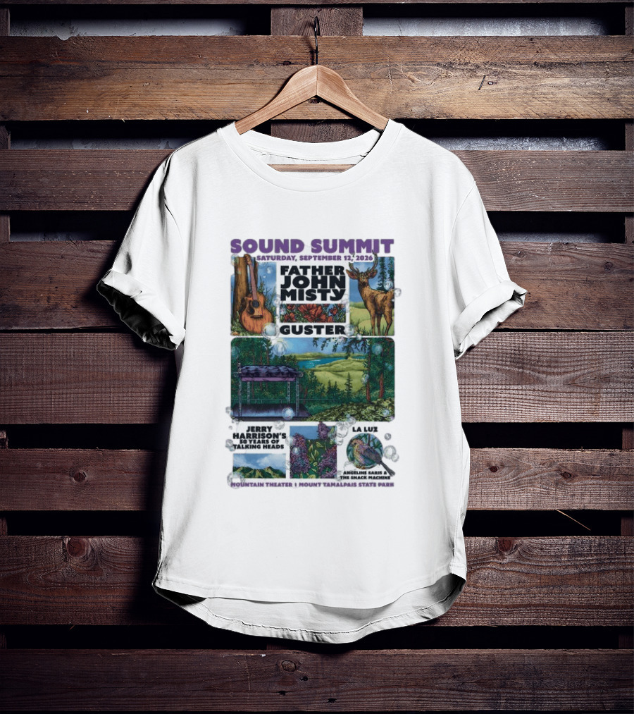 Sound Summit 2026 Father John Misty Guster Marin County MD September 12 Mountain Theater T-Shirt