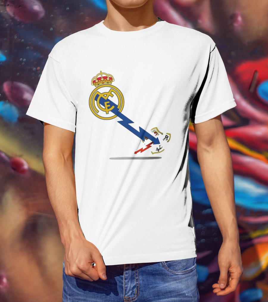 Real Madrid CF Lightning Strike Emblem MCF T-Shirt