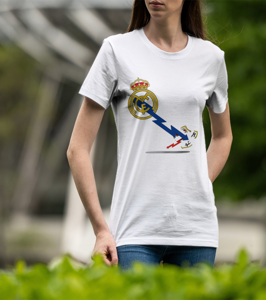 Real Madrid CF Lightning Strike Emblem MCF T-Shirt