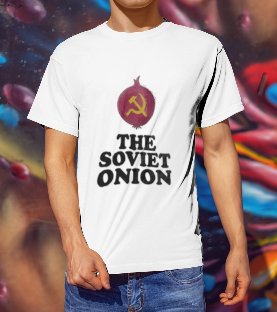 The Soviet Onion Hammer And Sickle T-Shirt
