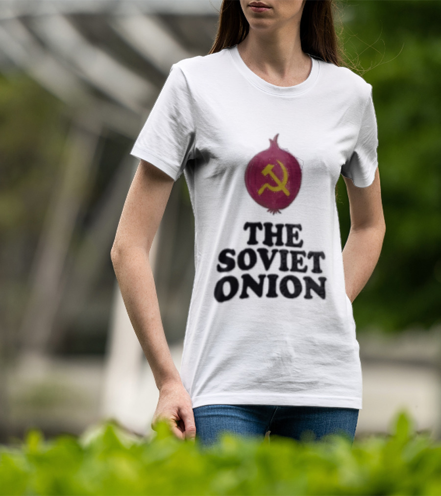 The Soviet Onion Hammer And Sickle T-Shirt