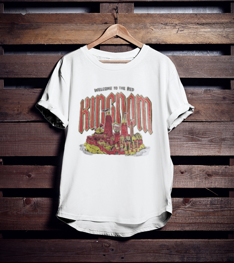 Welcome To The Red Kingdom Cityscape T-Shirt
