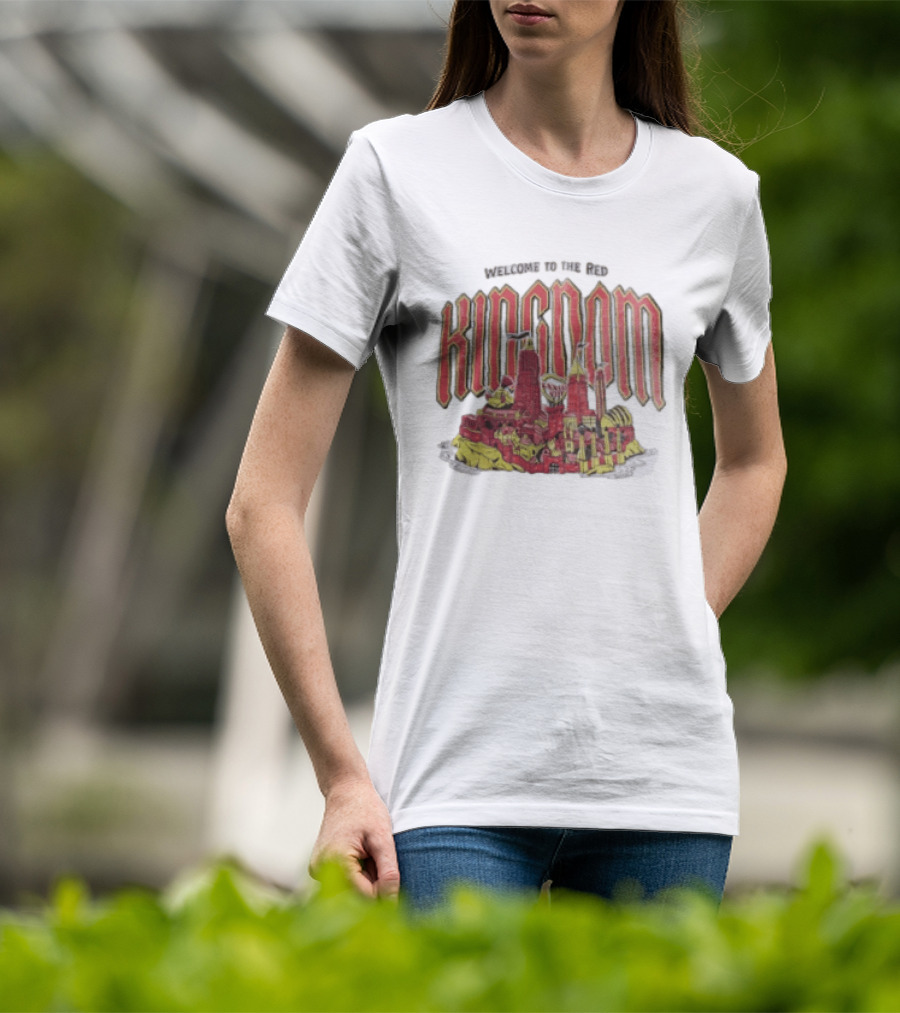 Welcome To The Red Kingdom Cityscape T-Shirt