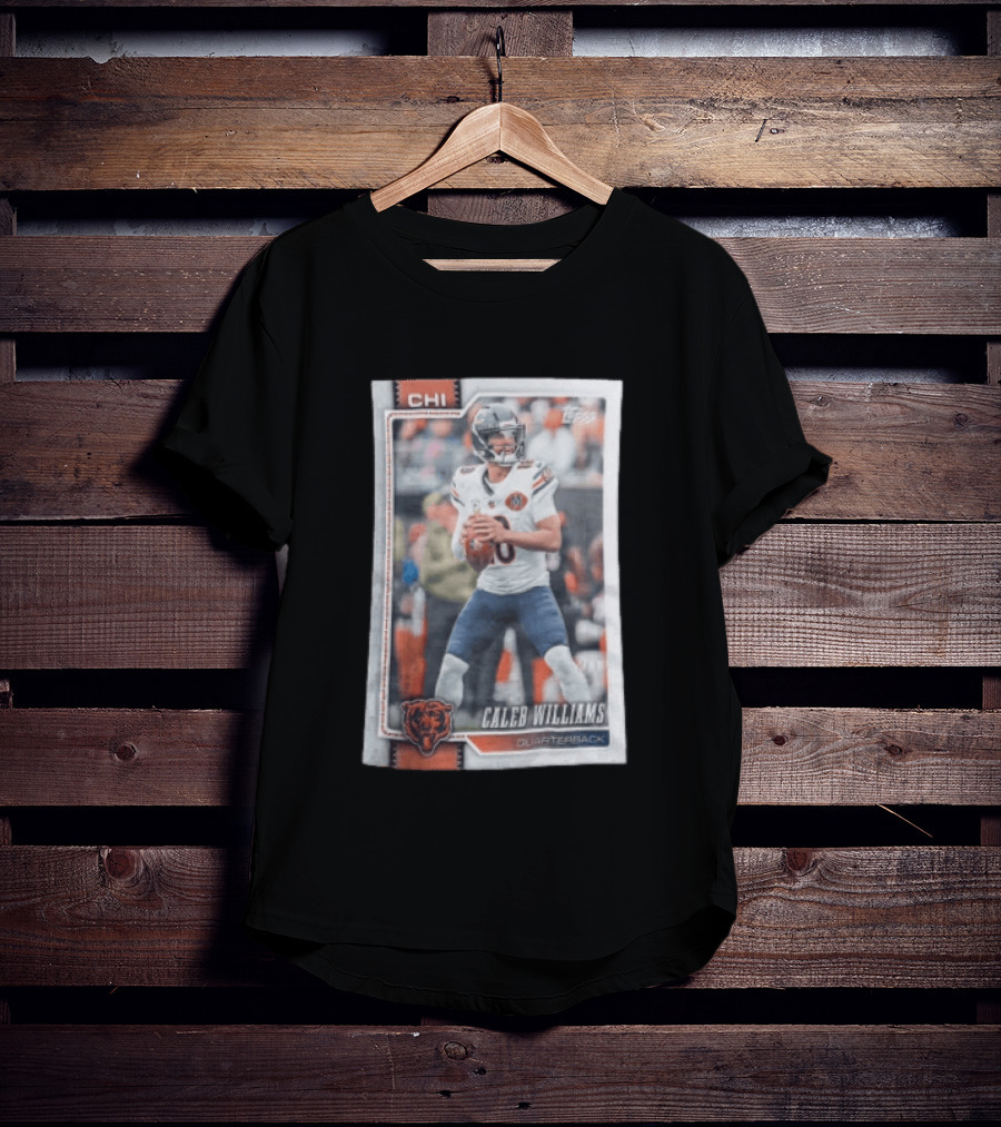 2026 Topps Caleb Williams Chicago Bears Quarterback Trading Card T-Shirt