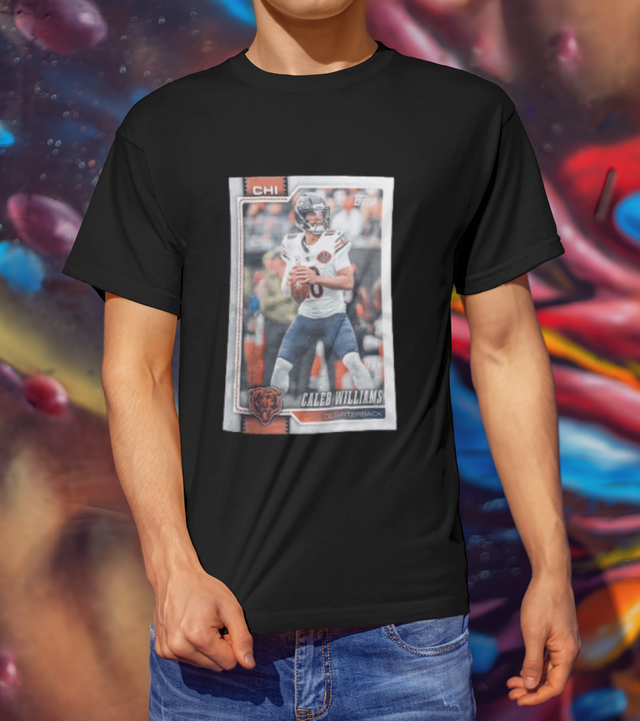 2026 Topps Caleb Williams Chicago Bears Quarterback Trading Card T-Shirt