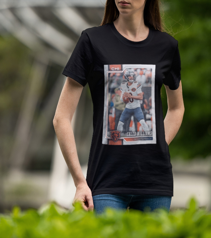 2026 Topps Caleb Williams Chicago Bears Quarterback Trading Card T-Shirt