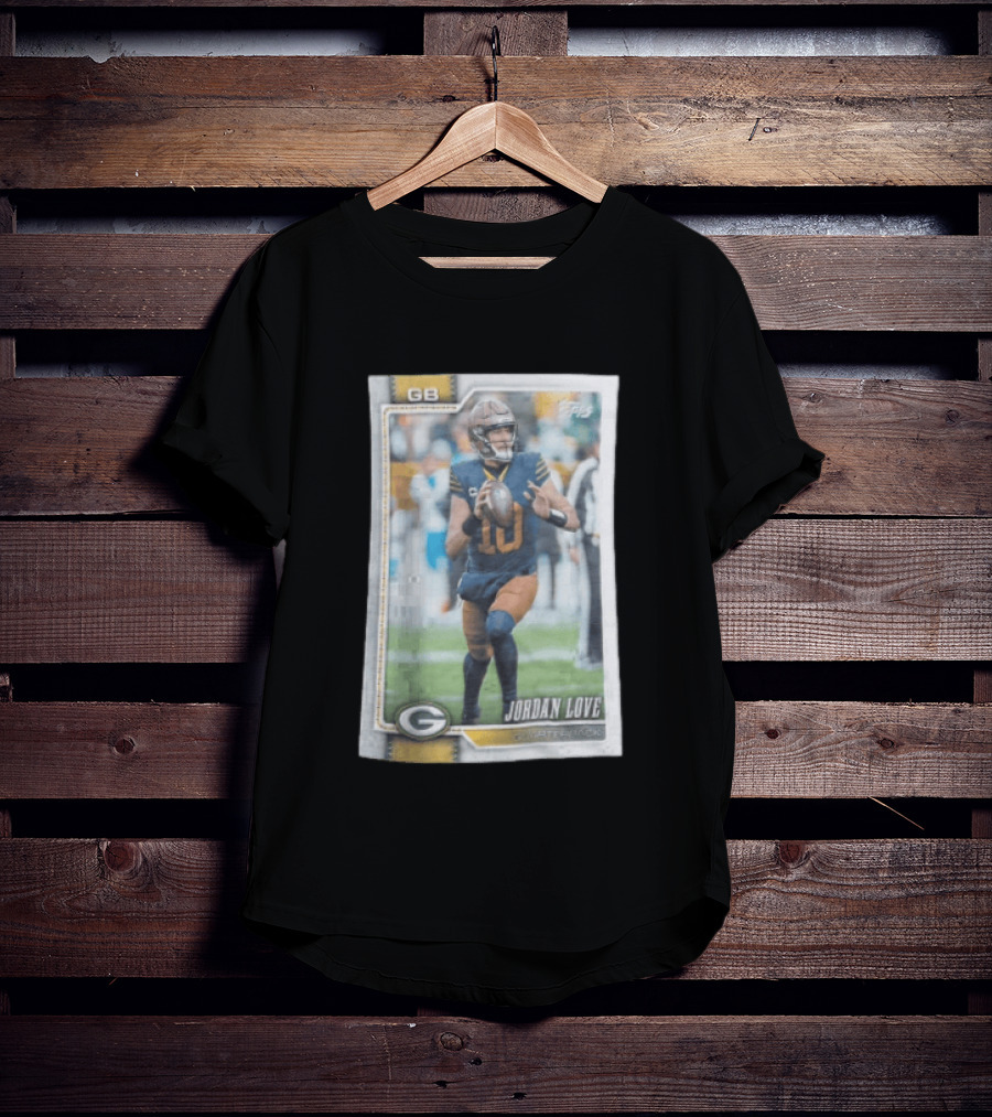 2026 Topps Jordan Love Packers GB Football Card T-Shirt