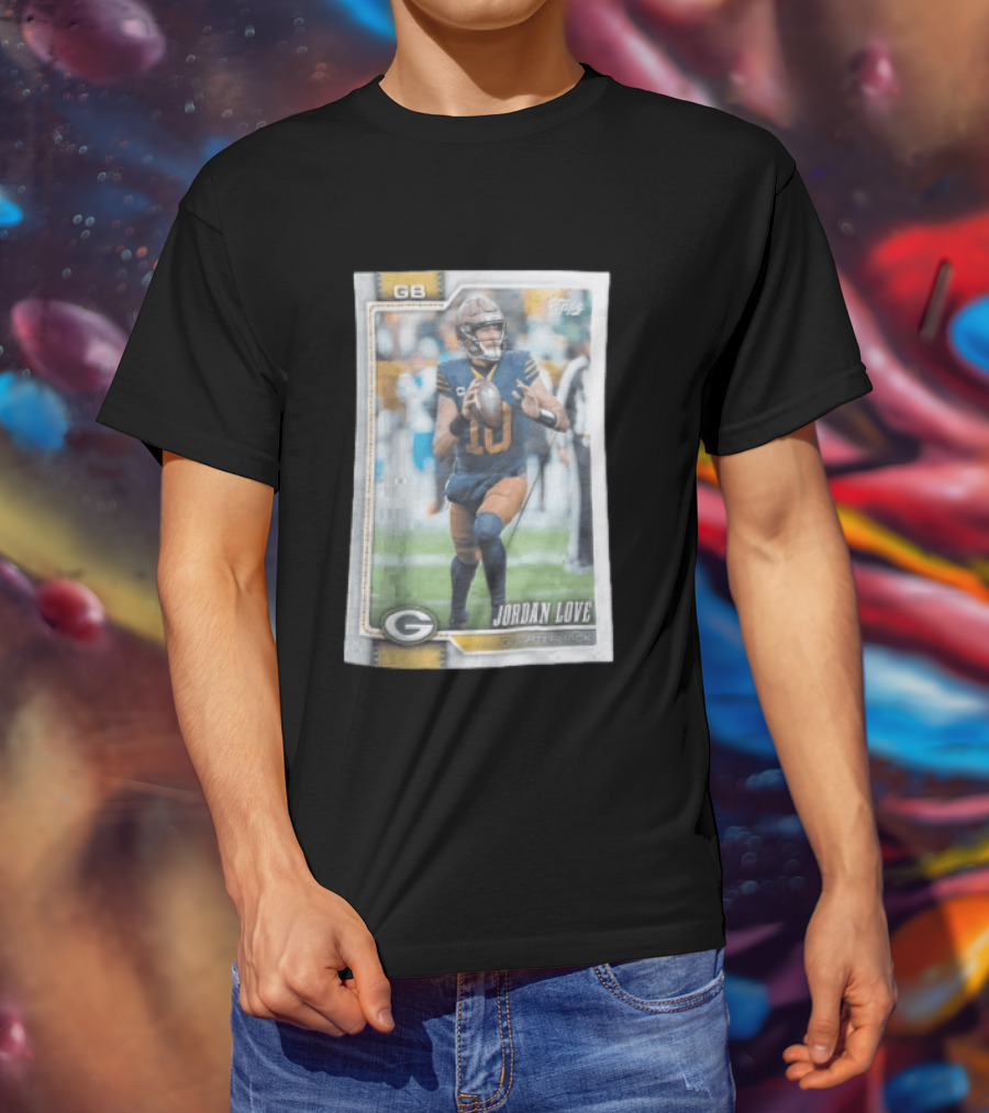2026 Topps Jordan Love Packers GB Football Card T-Shirt