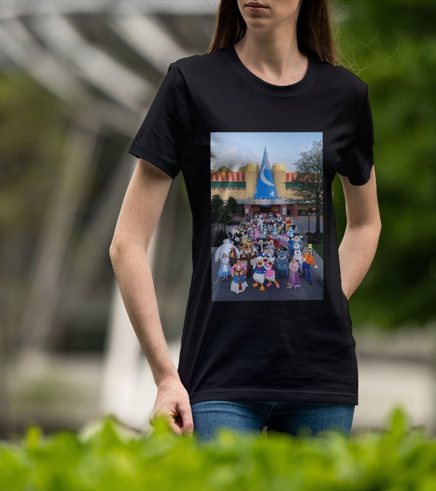 Happy The Magic Of Disney Animation Opening Day At Disney Hollywood Studios Characters T-Shirt