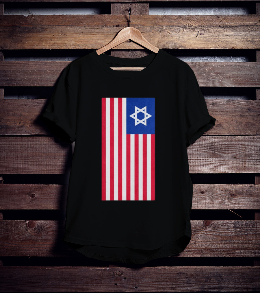 Hyde Force Store Very Serious Marine Casualty USA Israel Flag T-Shirt