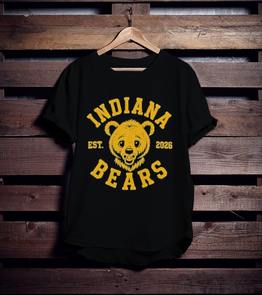 Indiana Bears Est 2026 Bear Mascot Fan Gear T-Shirt