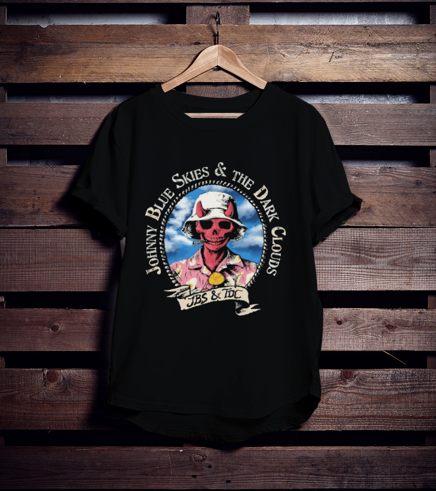Johnny Blue Skies And The Dark Clouds JBS & TDC Panama Devil T-Shirt