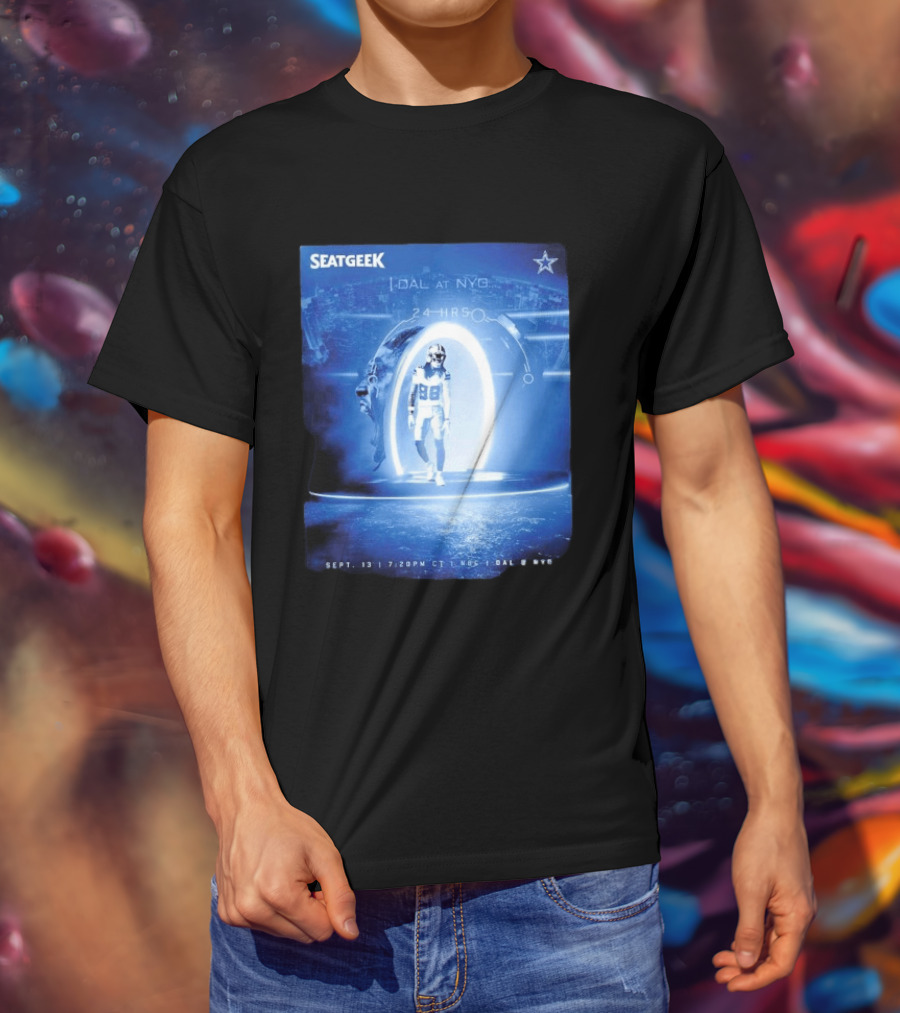Seatgeek Dallas Vs New York Giants MetLife Stadium September 13 2026 24 Hrs Countdown T-Shirt