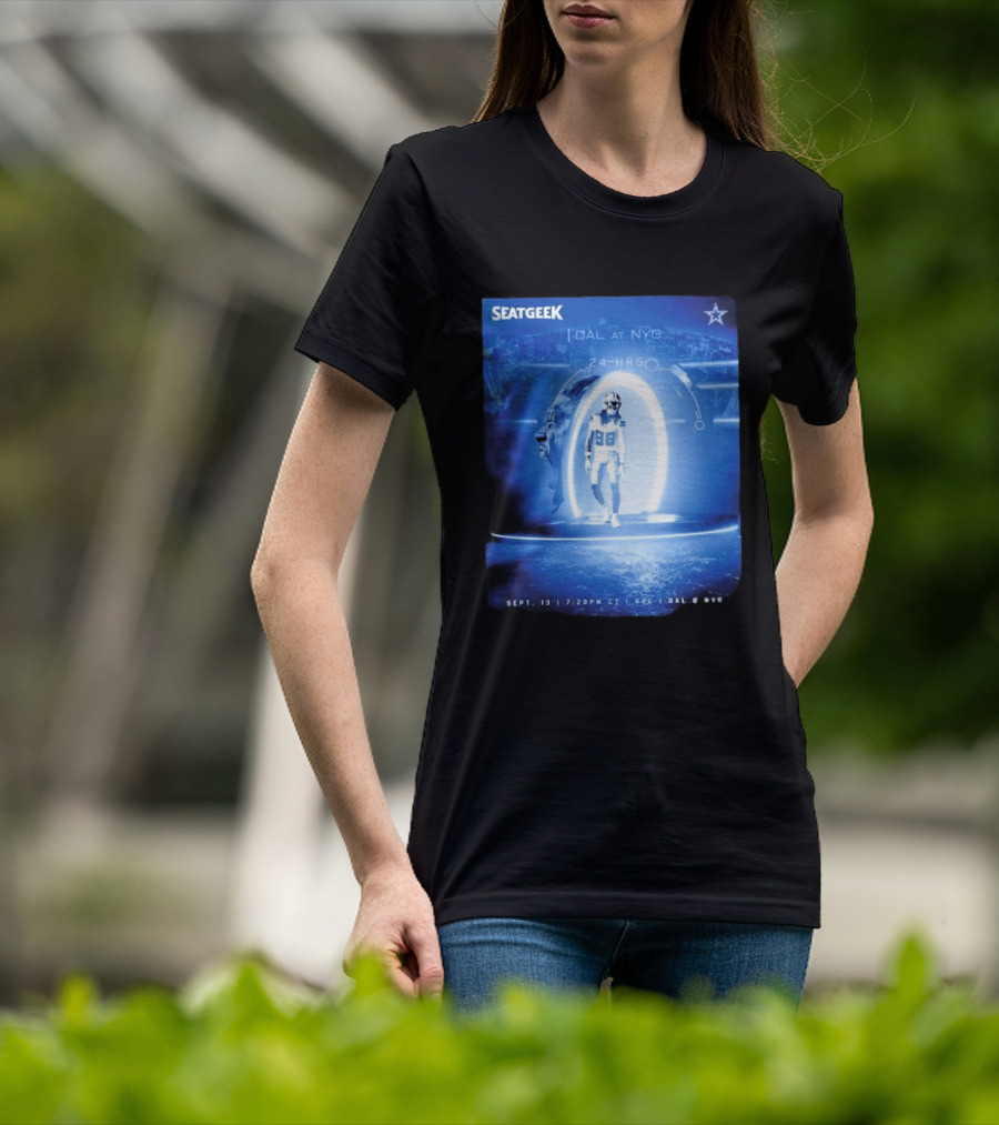 Seatgeek Dallas Vs New York Giants MetLife Stadium September 13 2026 24 Hrs Countdown T-Shirt