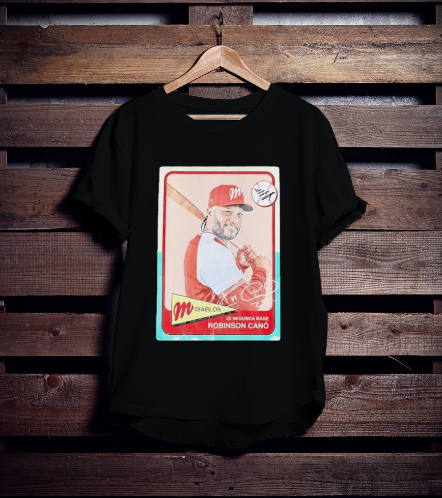 Robinson Canó Diablos Rojos Del México Paper Planes Baseball Segunda Base T-Shirt