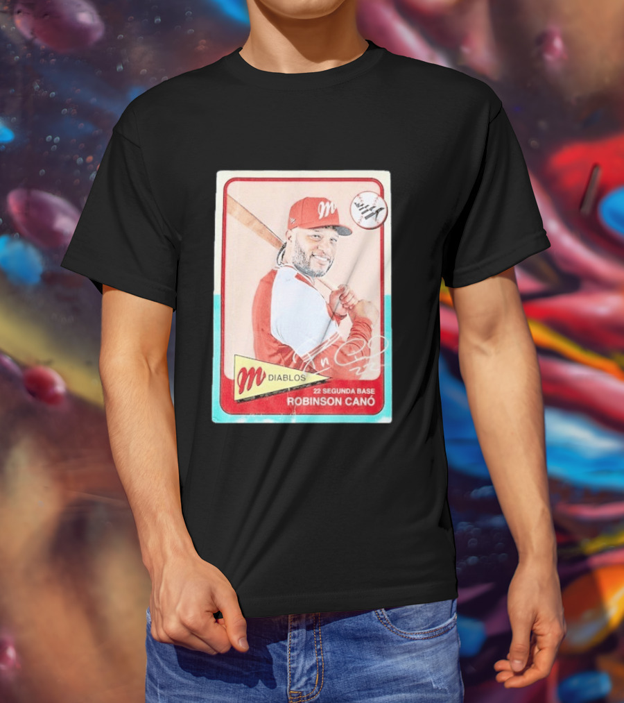 Robinson Canó Diablos Rojos Del México Paper Planes Baseball Segunda Base T-Shirt