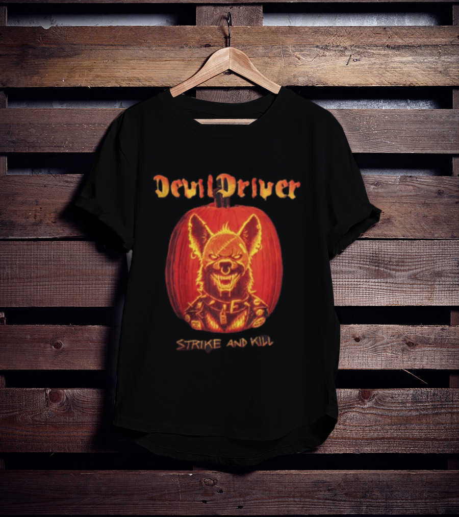 DevilDriver Strike And Kill Halloween Pumpkin T-Shirt