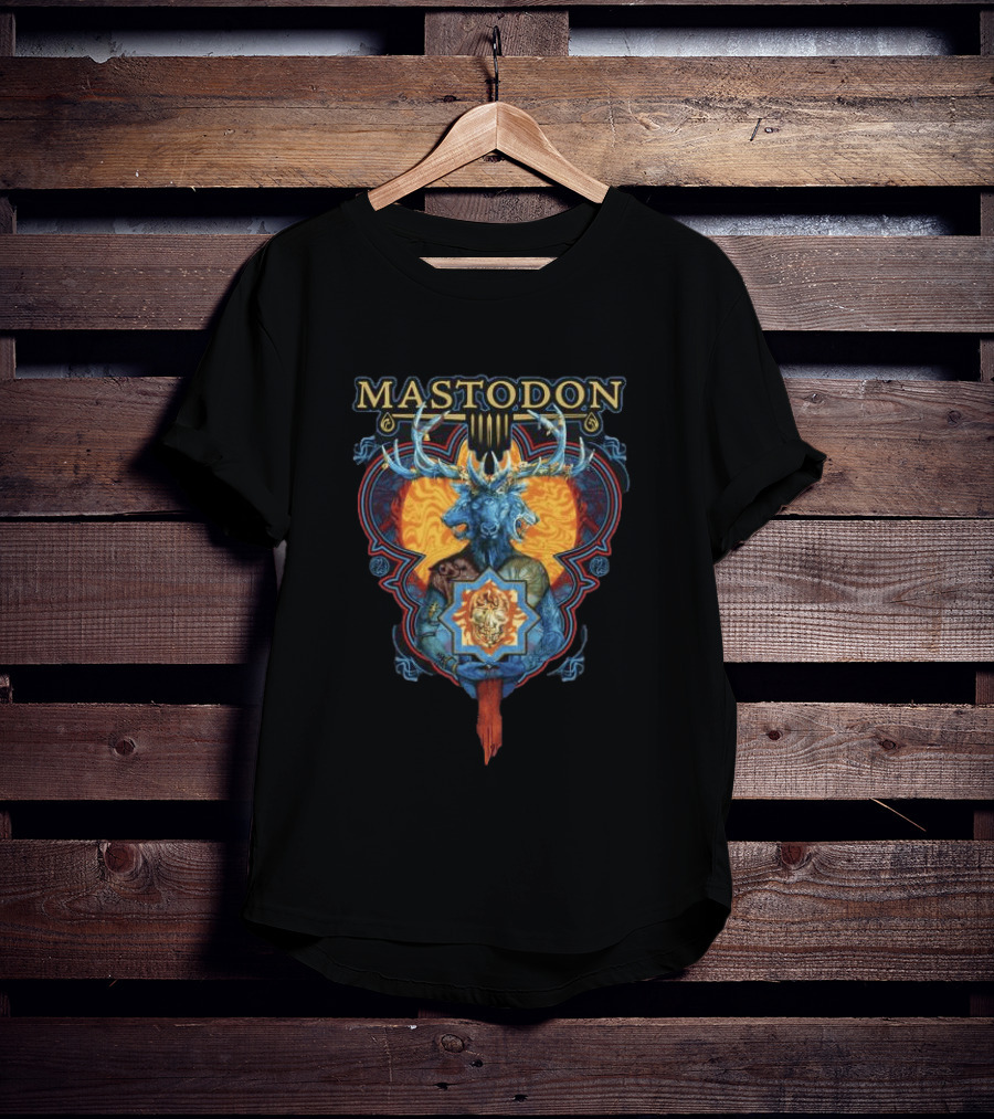 Mastodon Ornate Blood Mountain Deer T-Shirt