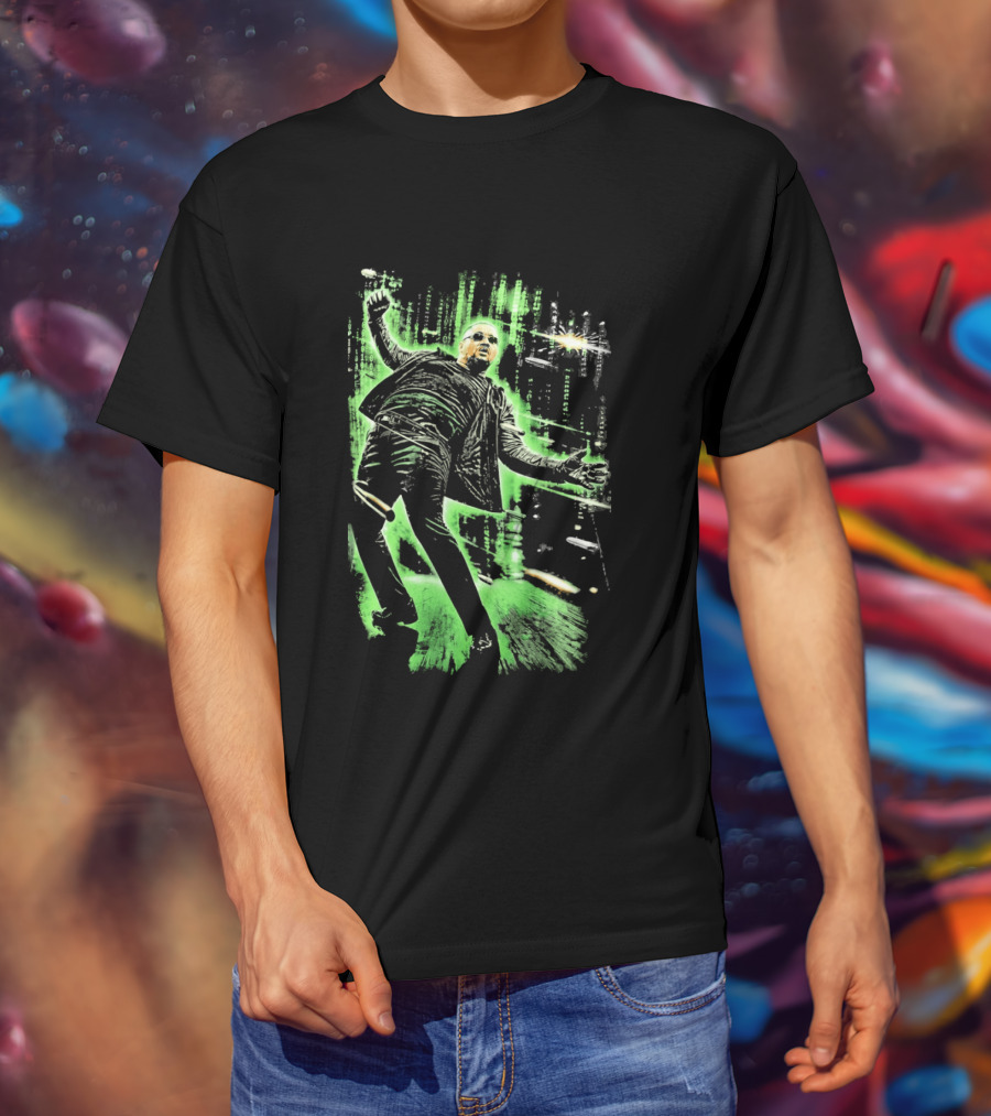 Solo Sikoa Dodging Pew Pew Pew Warning Shots T-Shirt