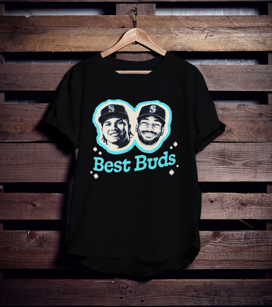 Michael Arroyo Lázaro Montes Best Buds Seattle Baseball Duo T-Shirt