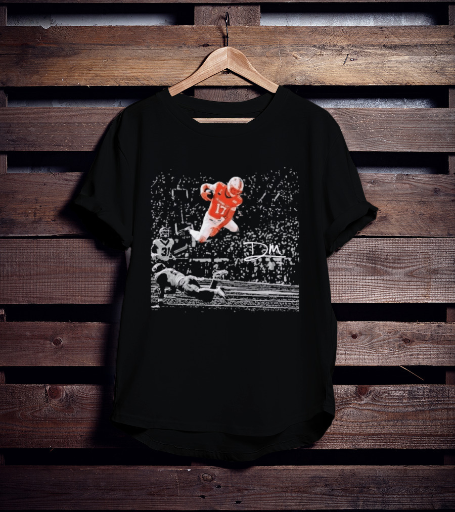 Top Drew Mestemaker Flew Oregon Number 17 Football Play T-Shirt