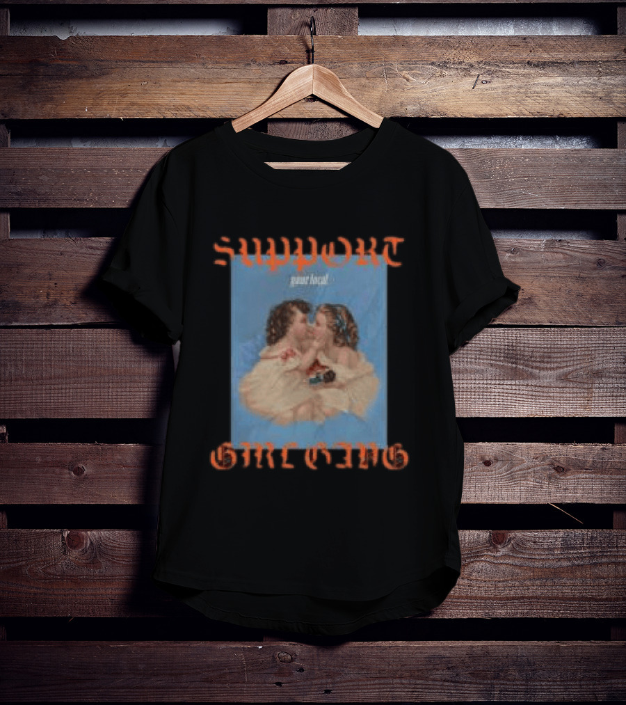 Uhanadesign Shop Support Your Local Girl Gang Oversize T-Shirt
