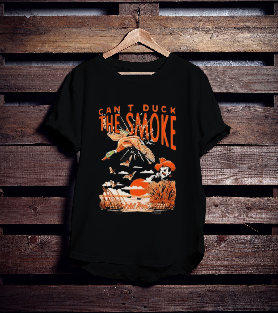 Oklahoma State Cowboys Can't Duck The Smoke Vintage Old Row T-Shirt