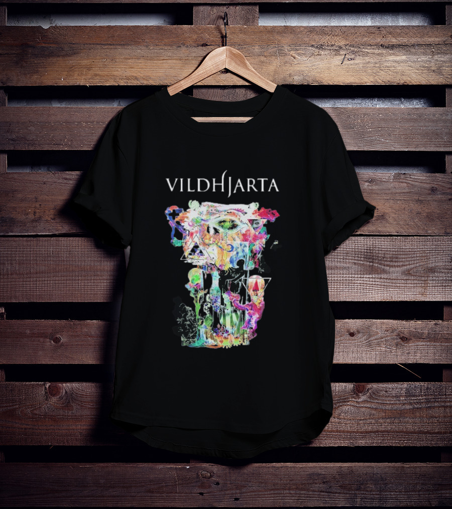 Vildhjarta Ylva Colorful Abstract T-Shirt