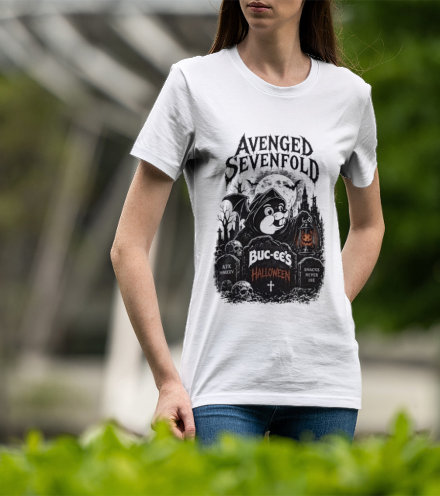 Avenged Sevenfold Buc Ee's Halloween Pumpkin Collaboration T-Shirt