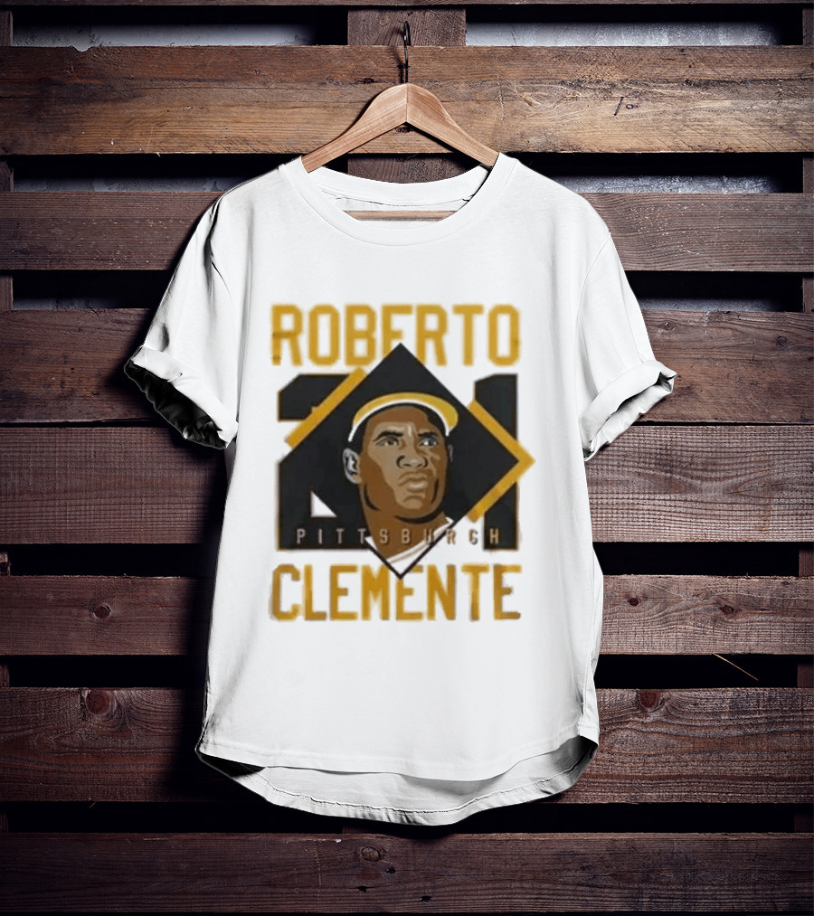 Roberto Clemente 21 Pittsburgh Pirates Iconic Baseball Legend T-Shirt