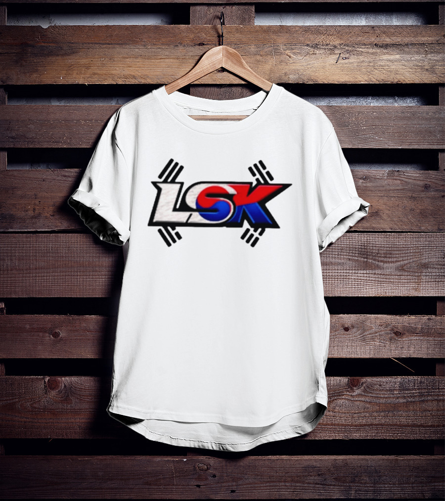 LSK Korean Flag Trey Jordan Weightlifting T-Shirt