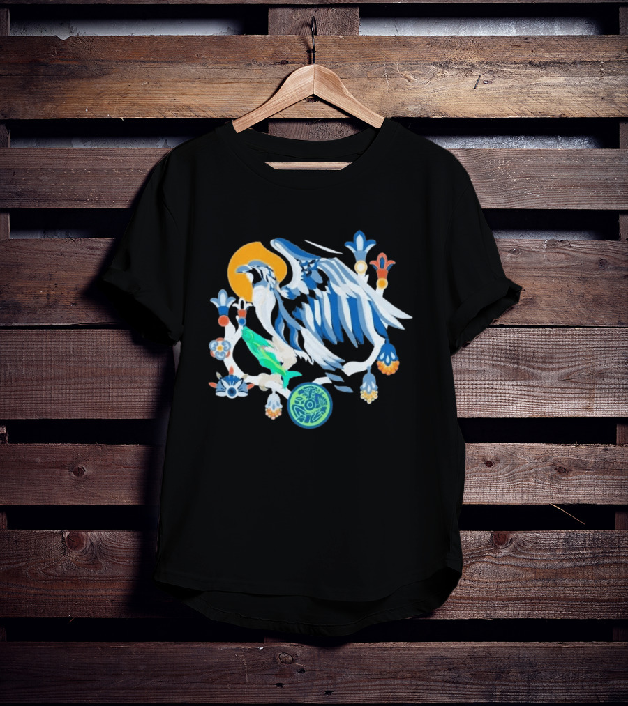 2026 Seahawks Latino Heritage Seahawks Bird Aztec T-Shirt