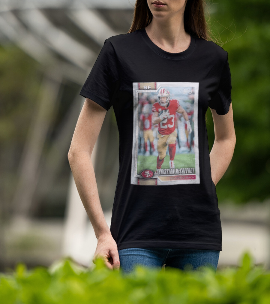 2026 Topps Christian McCaffrey SF 49ers Running Back Card T-Shirt