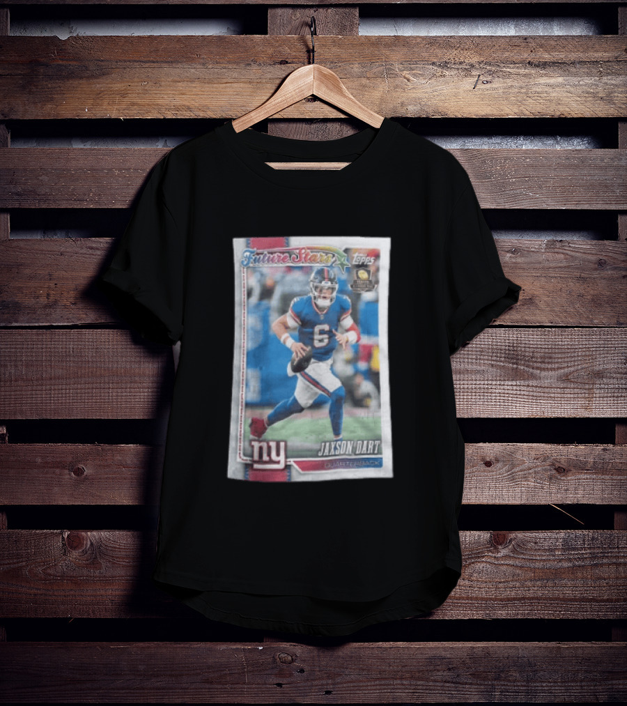 2026 Topps Future Stars Jaxson Dart New York Giants Quarterback T-Shirt