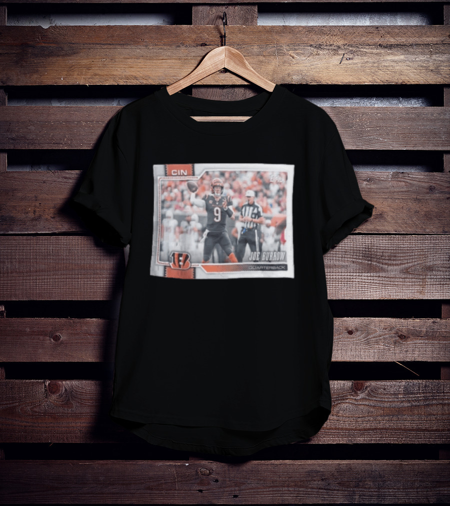 2026 Topps Cincinnati Bengals Joe Burrow Quarterback T-Shirt
