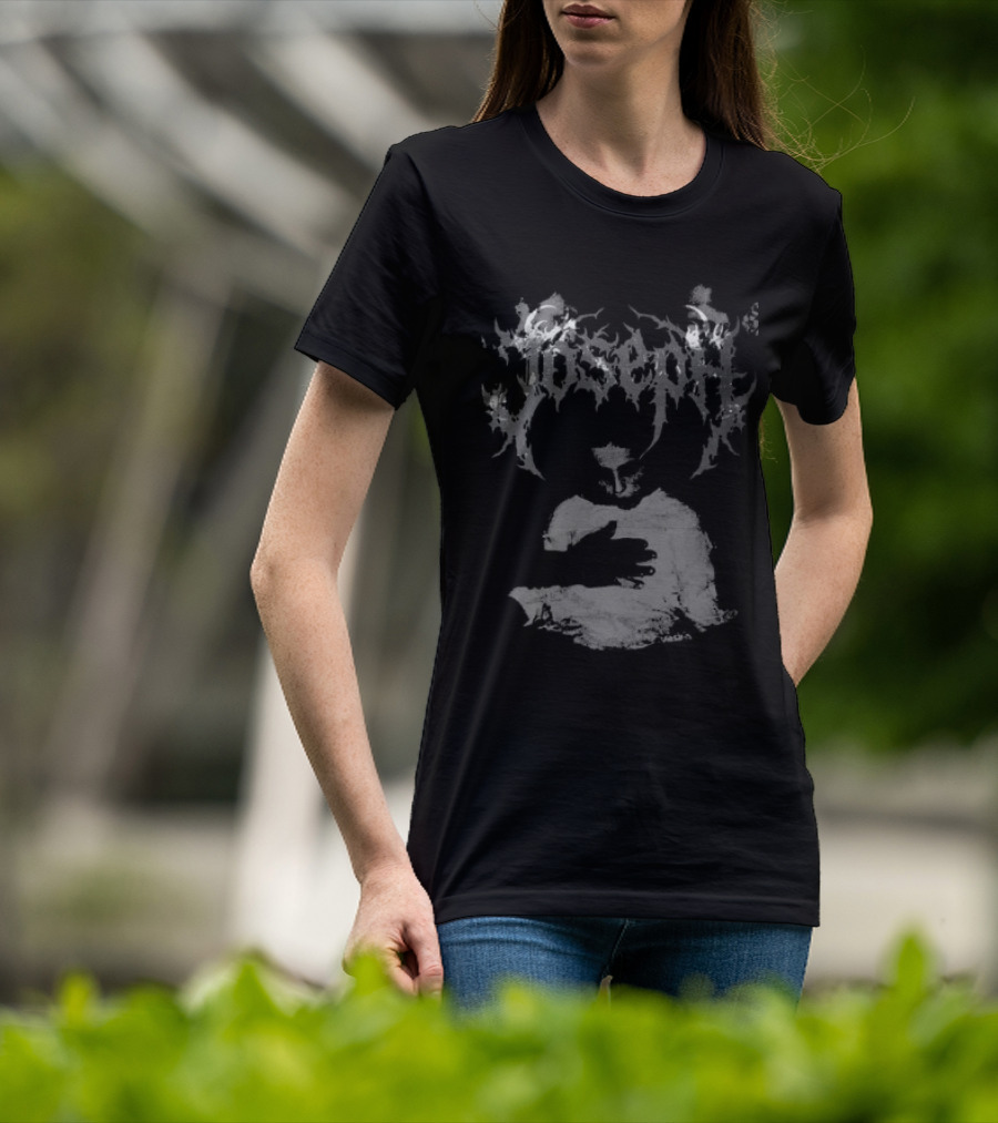 Falling In Reverse Joseph Gothic Script White T-Shirt