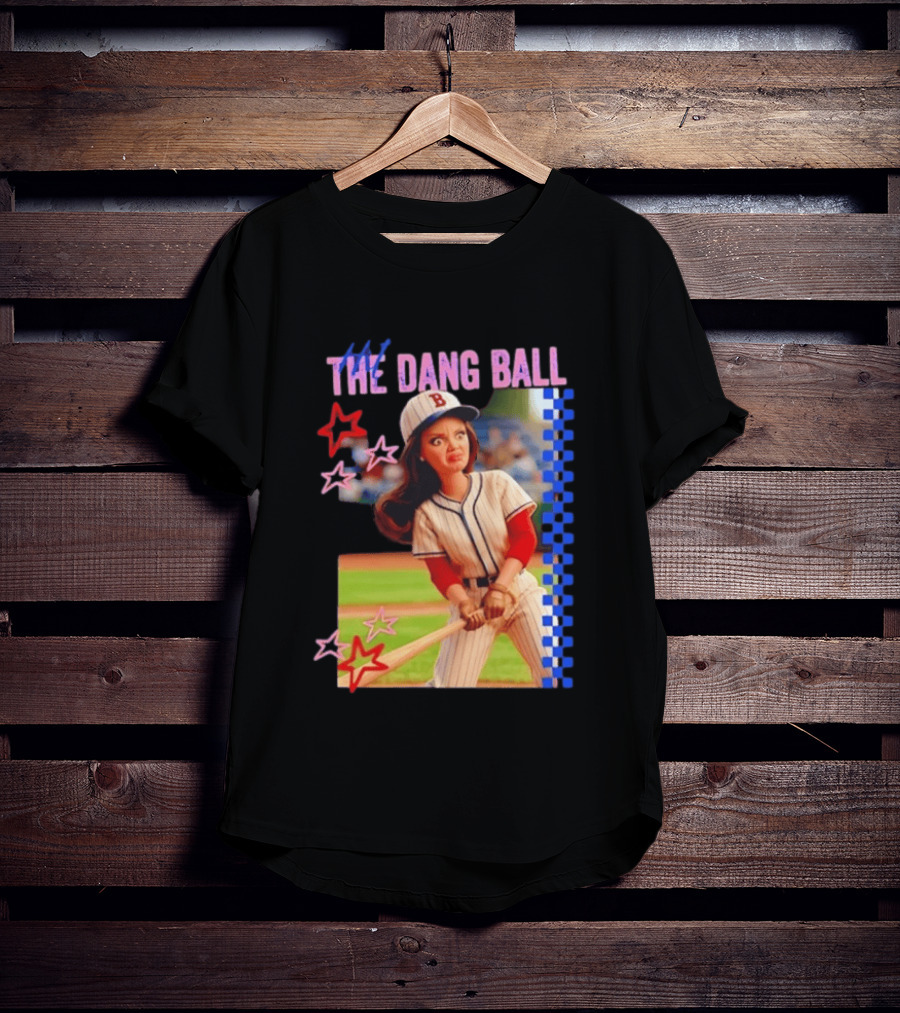 Barbie Ballfield Hit The Dang Ball Baseball Player Doll Vintage Stars T-Shirt