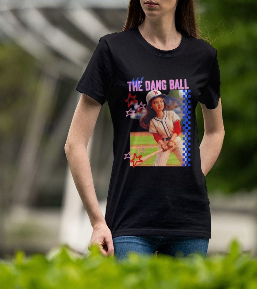 Barbie Ballfield Hit The Dang Ball Baseball Player Doll Vintage Stars T-Shirt