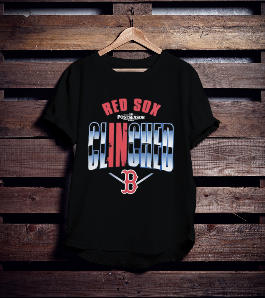 Boston Red Sox MLB Postseason Clinched 2026 Red Blue Baseball Team T-Shirt
