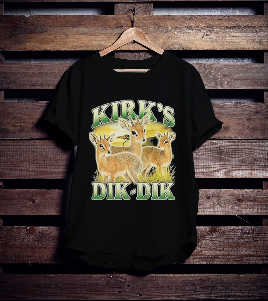 Kirk's Dik Dik Wildlife Safari Sunset Scene T-Shirt