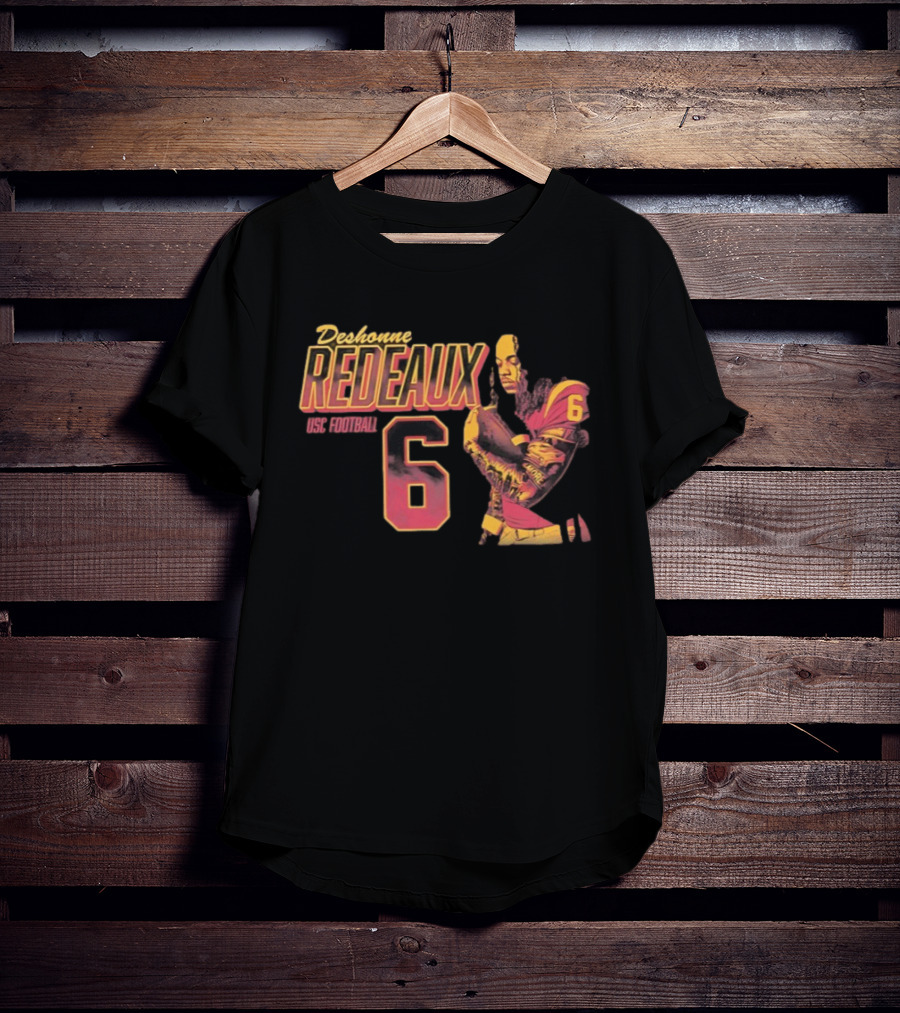 Deshonne Redeaux USC Football Number 6 T-Shirt
