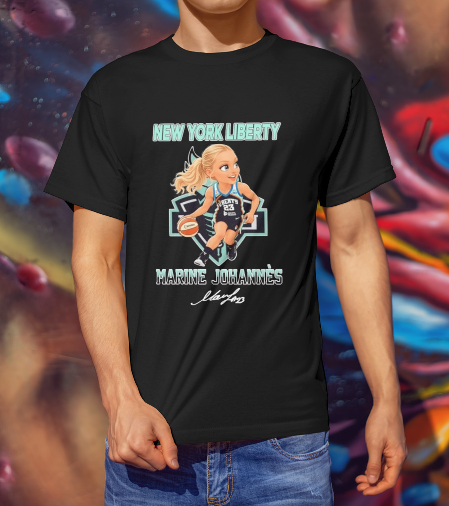 New York Liberty Marine Johannès No 23 Chibi T-Shirt