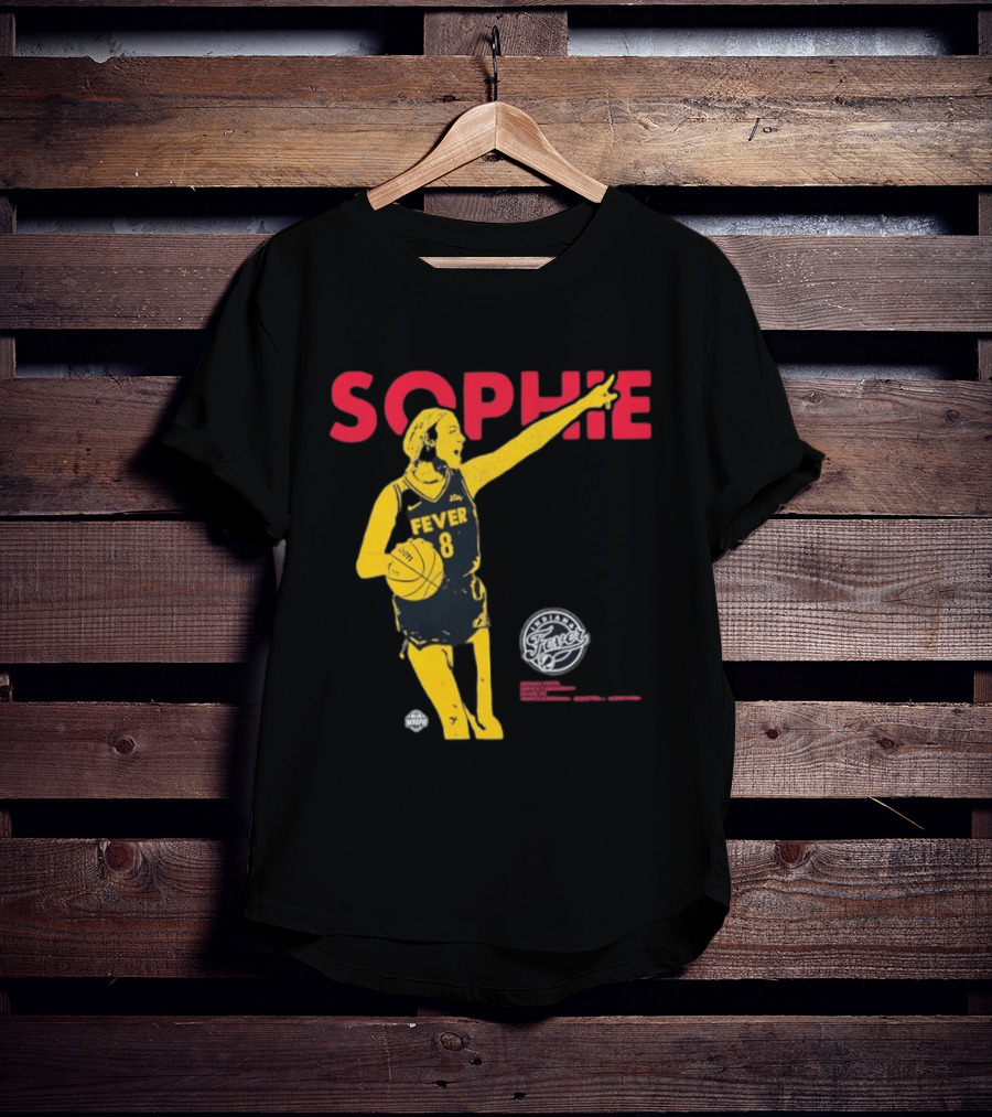 Sophie Cunningham Indiana Fever Basketball Number 8 T-Shirt