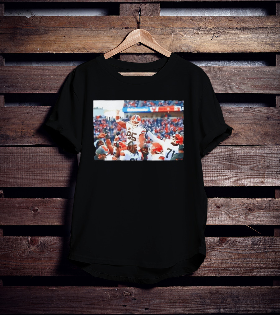 Cleveland Browns Myles Garrett Sacks Record Celebration NFL Football Triumph T-Shirt