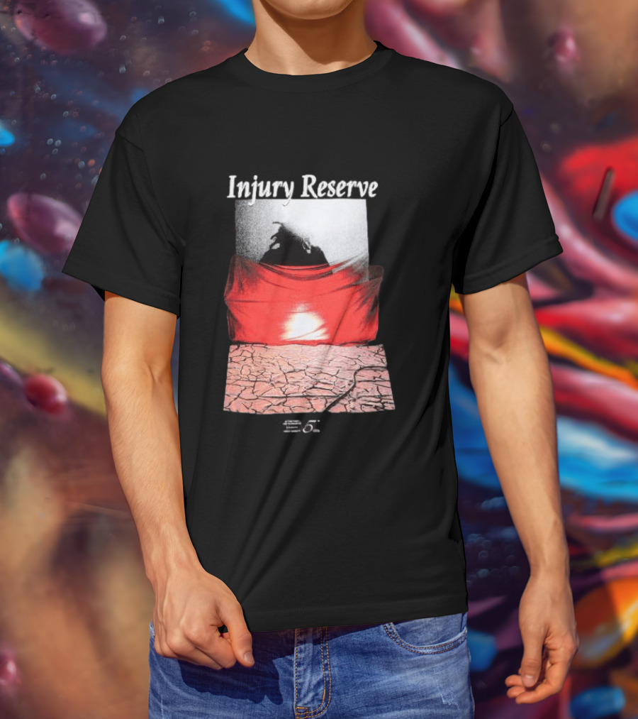 Injury Reserve Stage With Surreal Red And Black T-Shirt