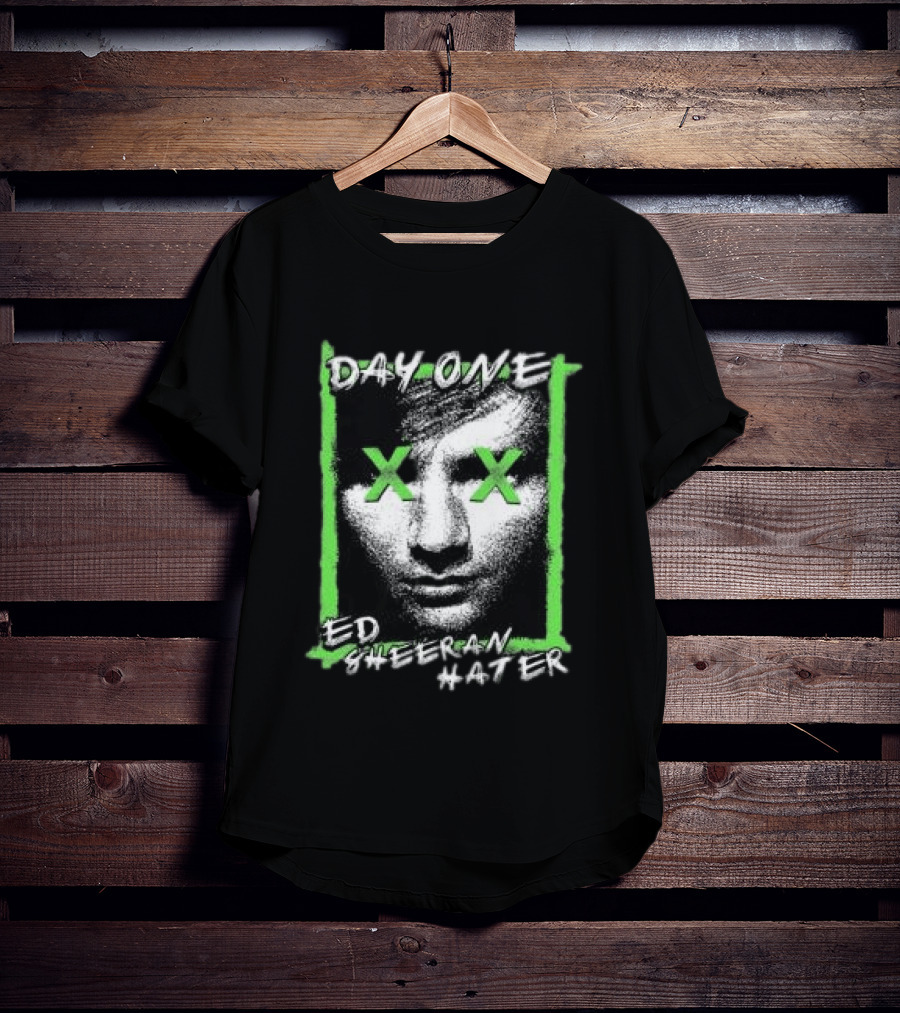 Day One Ed Sheeran Hater Punkwithacamera Clay Graham Ringer T-Shirt