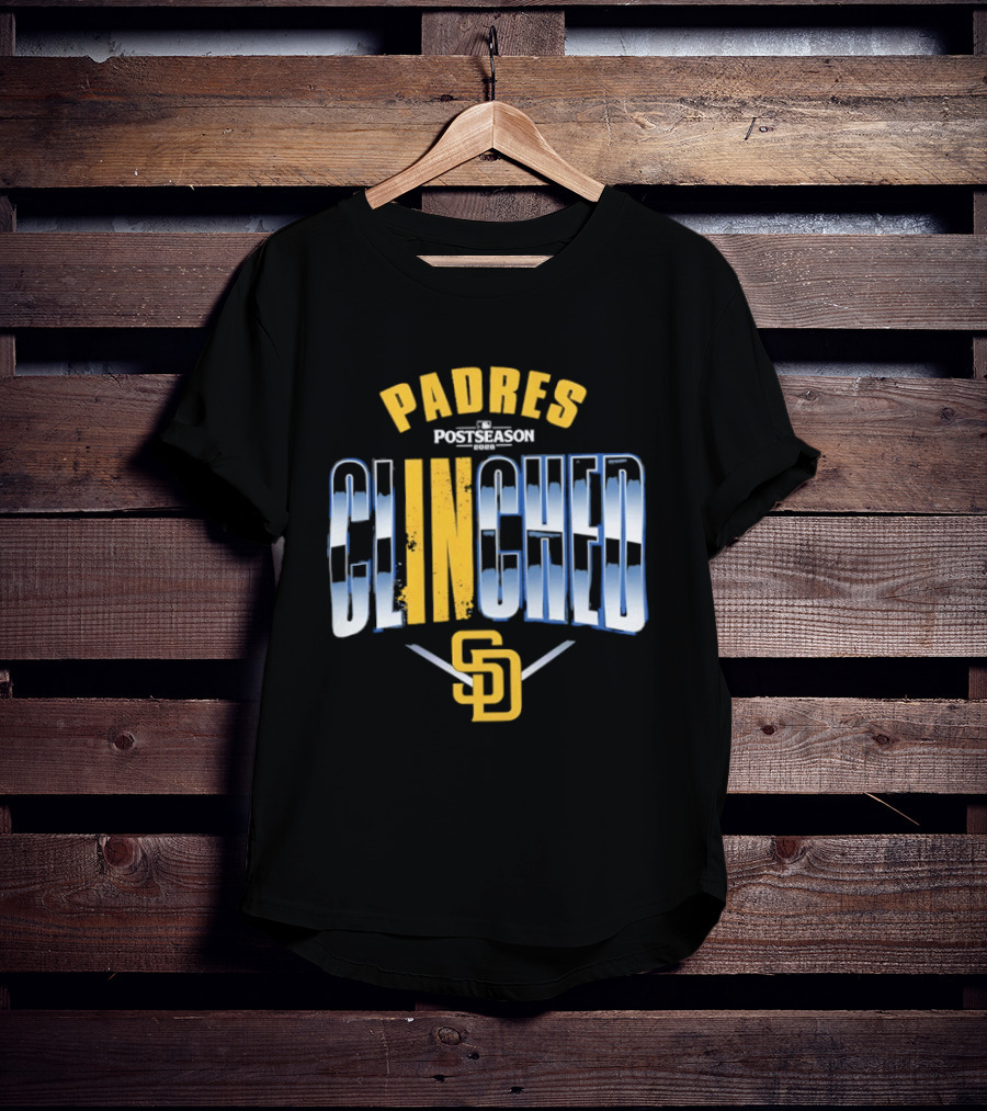 San Diego Padres 2026 MLB Postseason Clinched Padres Postseason Clinched SD T-Shirt